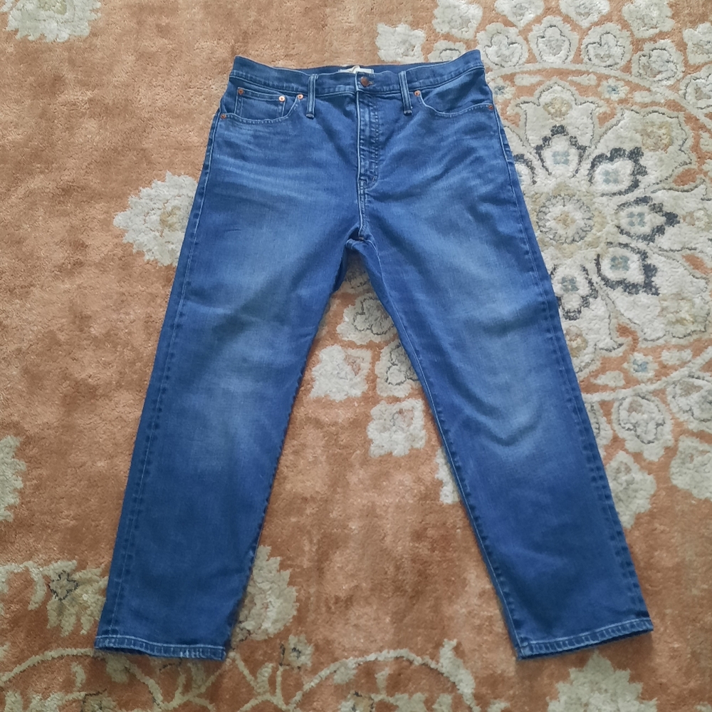 Madewell classic straight jeans